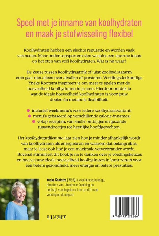 Hoeveel koolhydraten heb je nodig boek